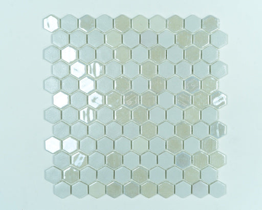 2x2 Hexagon Porcelain Mosaic Black Tile Matte 2