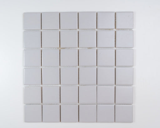 2x2 Sqaure Porcelain Mosaic Grey Tile Matte 1