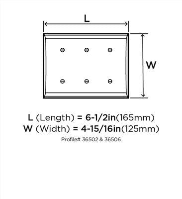 Candler Zinc Satin Nickel Wall Plate 2