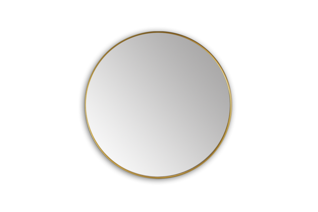 High Density Fiberboard (HDF) Gold Bathroom Mirror 1