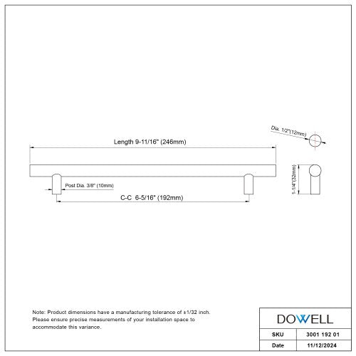 3001 Series Brushed Satin Stainless Steel Cabinet Pull 4