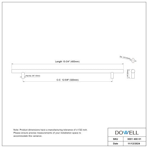 3001 Series Brushed Satin Stainless Steel Cabinet Pull 6