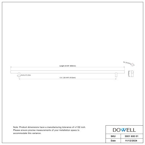 3001 Series Brushed Satin Stainless Steel Cabinet Pull 6