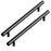 3001 Series Matte Black Aluminum Cabinet Pull 1