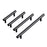 3001 Series Matte Black Aluminum Cabinet Pull 6