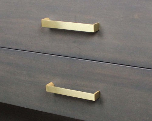 3007 Series Brushed Brass Metal Cabinet Pull 7