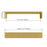 3007 Series Brushed Brass Metal Cabinet Pull 3