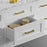 3007 Series Brushed Brass Metal Cabinet Pull 2