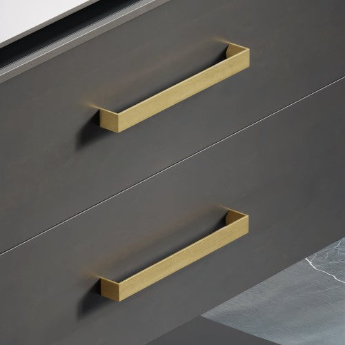 3007 Series Brushed Brass Metal Cabinet Pull 1