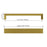 3007 Series Brushed Brass Metal Cabinet Pull 3