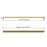 3007 Series Brushed Brass Metal Cabinet Pull 3