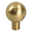 Berenson Knobs Zinc Modern Brushed Gold Cabinet Knob  1