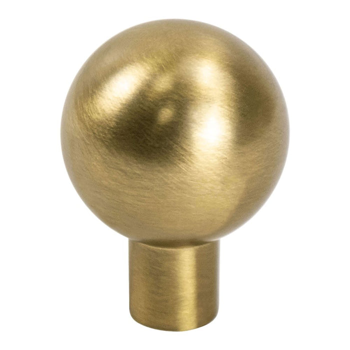 Berenson Knobs Zinc Modern Brushed Gold Cabinet Knob  1