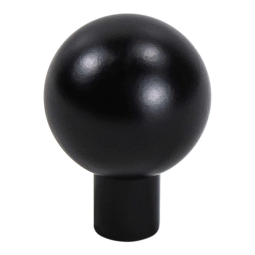 Berenson Knobs Zinc Matte Black Cabinet Knob  1