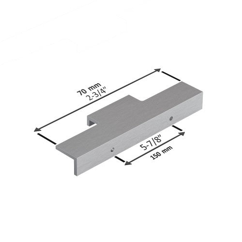 3063 Series Brushed Satin Nickel Metal Cabinet Pull 2