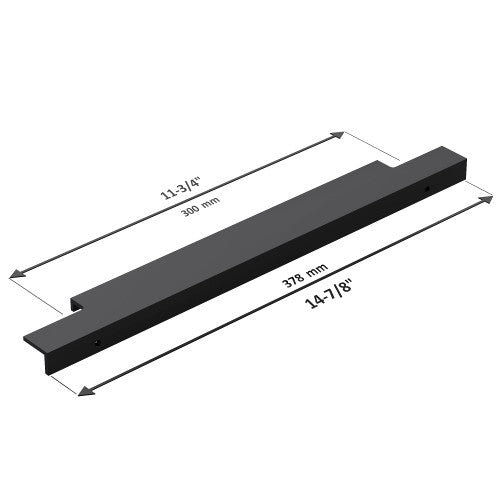 3063 Series Matte Black Metal Cabinet Pull 2