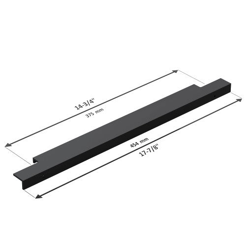 3063 Series Matte Black Metal Cabinet Pull 2