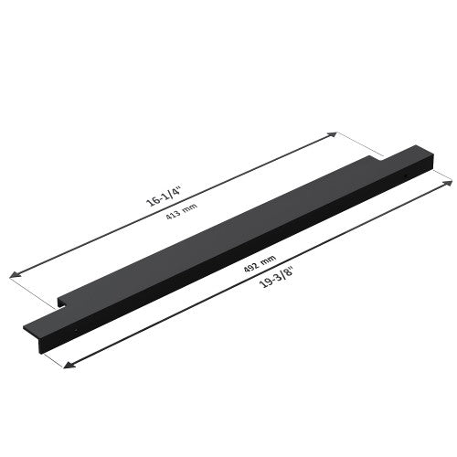3063 Series Matte Black Metal Cabinet Pull 2