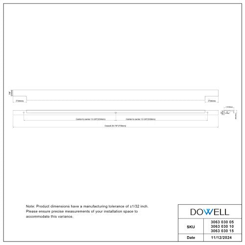 3063 Series Matte Black Metal Cabinet Pull 4
