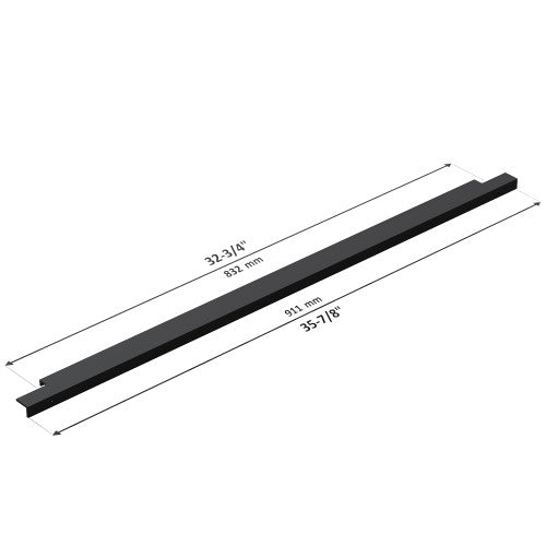 3063 Series Matte Black Metal Cabinet Pull 2