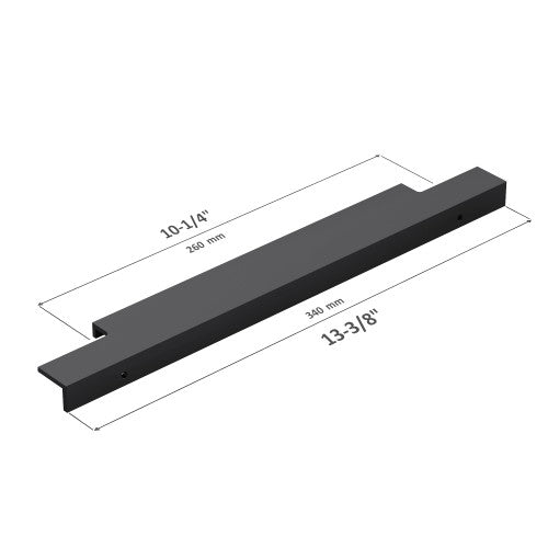 3063 Series Matte Black Metal Cabinet Pull 2