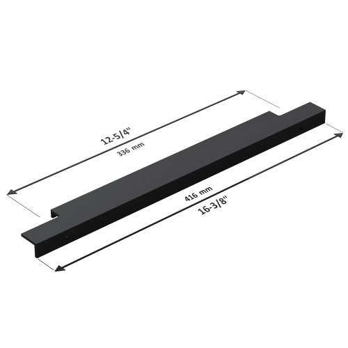 3063 Series Matte Black Metal Cabinet Pull 2