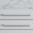 3064 Series Chrome Aluminum Cabinet Pull 3