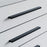 3064 Series Matte Black Aluminum Cabinet Pull 2