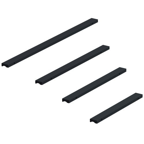 3064 Series Matte Black Aluminum Cabinet Pull 3
