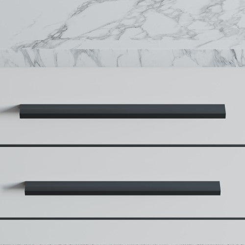3064 Series Matte Black Aluminum Cabinet Pull 4