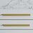 3064 Series Brushed Brass Aluminum Cabinet Pull 2