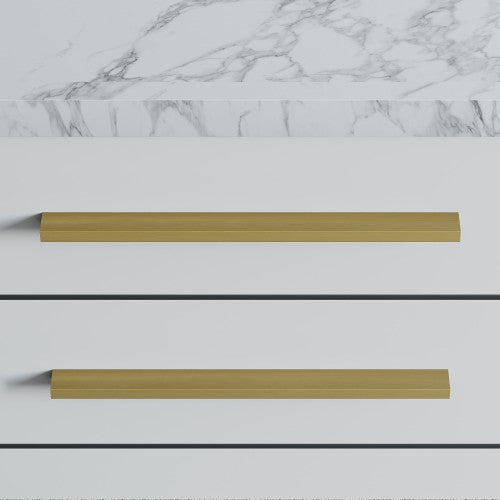 3064 Series Brushed Brass Aluminum Cabinet Pull 2