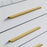 3064 Series Brushed Brass Aluminum Cabinet Pull 3