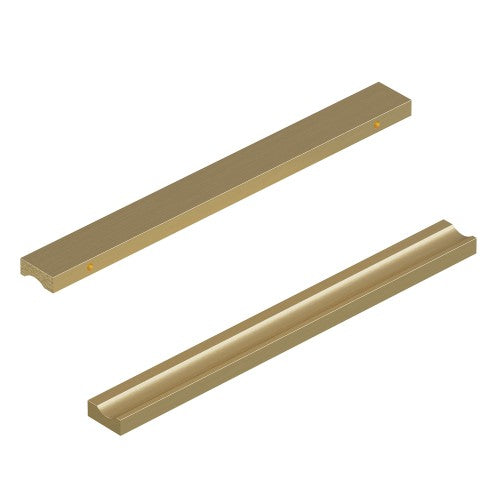 3064 Series Brushed Brass Aluminum Cabinet Pull 1