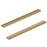 3064 Series Brushed Brass Aluminum Cabinet Pull 1
