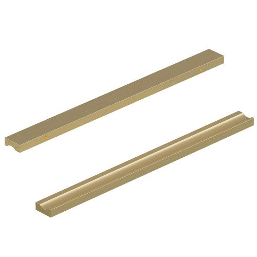 3064 Series Brushed Brass Aluminum Cabinet Pull 1