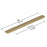 3064 Series Brushed Brass Aluminum Cabinet Pull 2