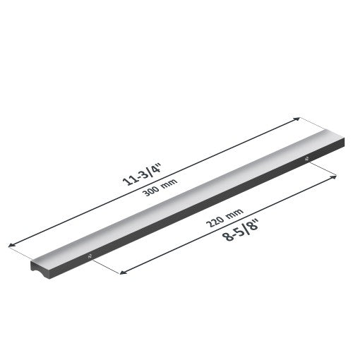 3064 Series Chrome Aluminum Cabinet Pull 2