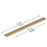 3064 Series Brushed Brass Aluminum Cabinet Pull 2