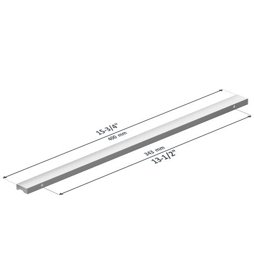 3064 Series Chrome Aluminum Cabinet Pull 2