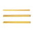3064 Series Brushed Brass Aluminum Cabinet Pull 3