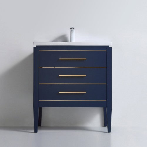 3064 Series Brushed Brass Aluminum Cabinet Pull 6