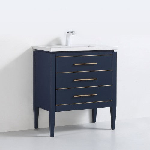 3064 Series Brushed Brass Aluminum Cabinet Pull 7