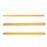 3064 Series Brushed Brass Aluminum Cabinet Pull 3