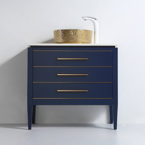 3064 Series Brushed Brass Aluminum Cabinet Pull 6