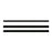 3064 Series Matte Black Aluminum Cabinet Pull 3