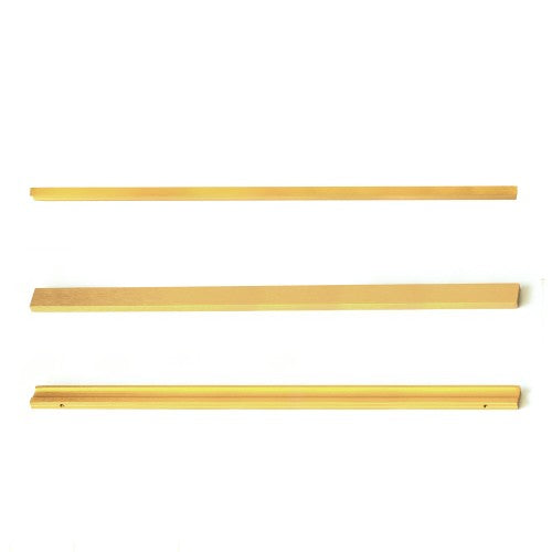 3064 Series Brushed Brass Aluminum Cabinet Pull 3