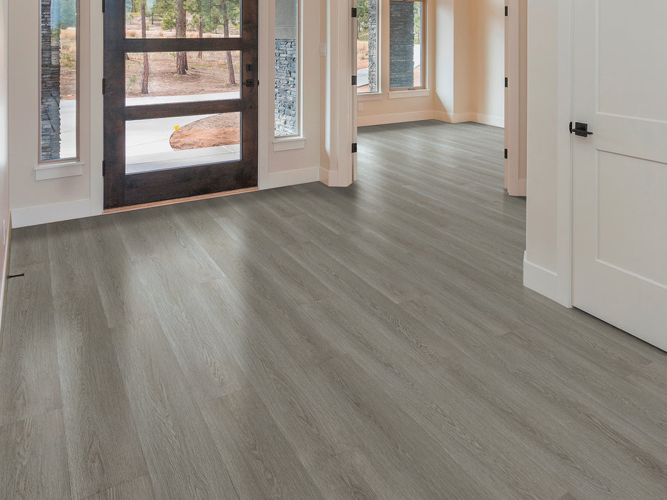 Dwell Vinyl Hearthstone Grey Resilient Luxury Vinyl Plank ScufResist 2