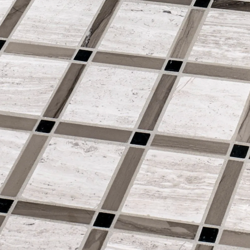 Stream Stone Marble & Limestone Sleek C Grey / Taupe