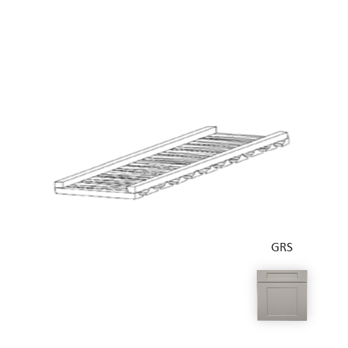 Framed Shaker Premium Wood Grey Shaker Wall Cabinet Natural clear coat 1